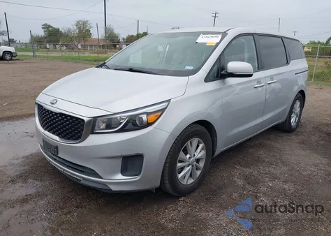 2018 Kia Sedona Lx из США, поврежденный, VIN KNDMB5C19J6389118